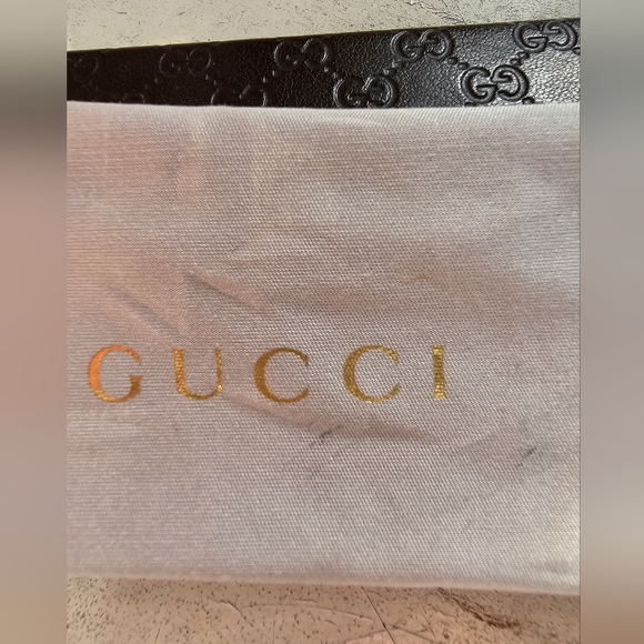 Gucci EUC Guccissima collapsible sunglass case w/original cleaning cloth. - Picture 10 of 11